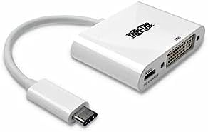 Tripp Lite USB C to DVI Video Adapter Converter 1080p w/USB-C PD Charging