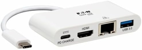 Tripp Lite USB C to HDMI Multiport Video Adapter Converter 4K w/USB-A Hub