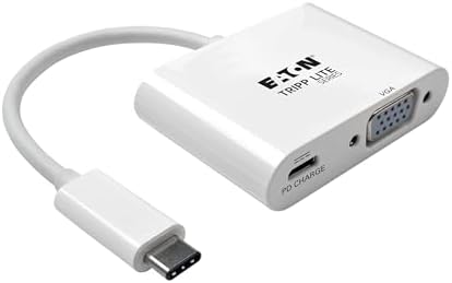 Tripp Lite USB-C to VGA Video Adapter Converter, 1080p @ 60Hz HD Resolution