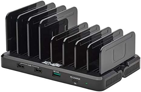 Tripp Lite USB Charging Station, 8 Port USB Charging Dock, USB-A Quick Charge 3.0