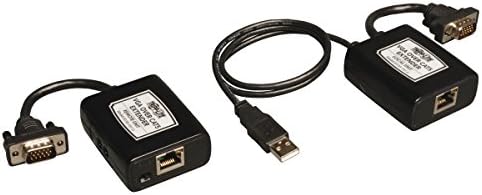 Tripp Lite VGA over Cat5 / Cat6 Extender, Transmitter and Receiver, USB Powered