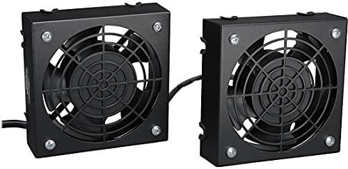Tripp Lite Wall-Mount Roof Fan Kit, 2 High-Performance Fans, 120V, 210 CFM, 5-15P Plug